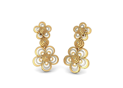 2 Tone Plated | Fashion Earrings